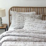 Sanchi Bed Set (Duvet Cover + Bedsheet) – Grey