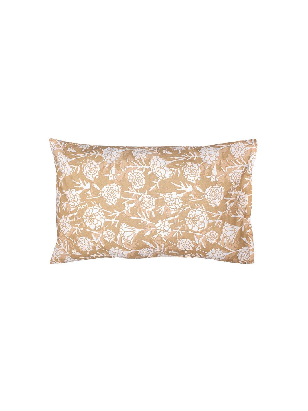 Genda Phool Bed Set (Dohar + Bedsheet) - Beige