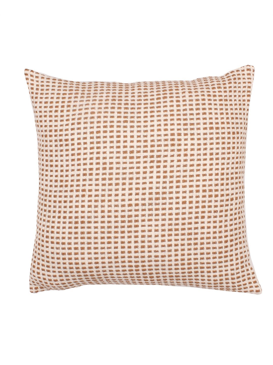 Girnar Cushion Cover (Brown) - Large