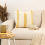 Shivalik Cushion Cover (Yellow) – 45X45 cm