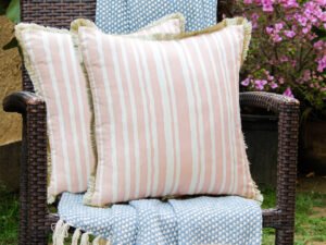 Dhari - Set Of 2 Cushion Covers (Pink) - Medium