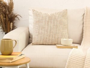 Girnar - Set Of 2 Cushion Covers (Brown) - 45X45 cm