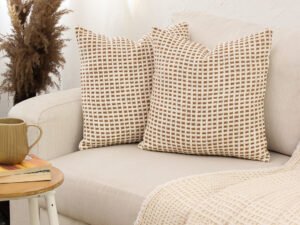 Girnar - Set Of 2 Cushion Covers (Brown) - Medium