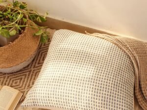 Girnar - Set Of 2 Cushion Covers (Dark Blue) - Large