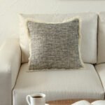 Matsya Vala – Set Of 2 Cushion Covers (Black) – Medium