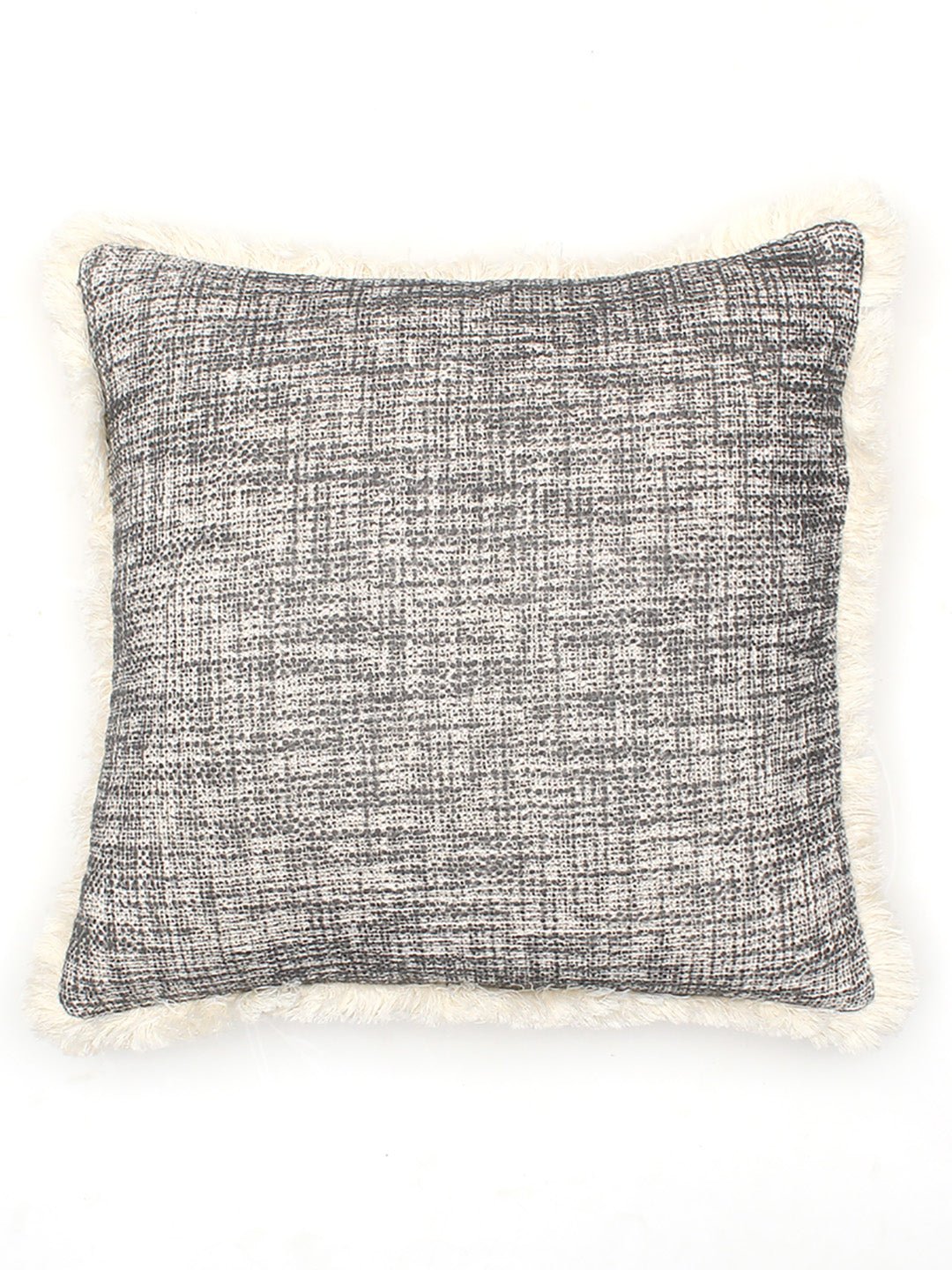 Matsya Vala - Set Of 2 Cushion Covers (Black) - Medium