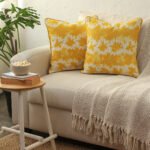Maliku – Set of 2 Cushion Covers (Yellow)