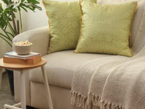 Mandav Cushion Cover (Green)