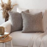 Purvanchal Cushion Cover (Gold/Grey)