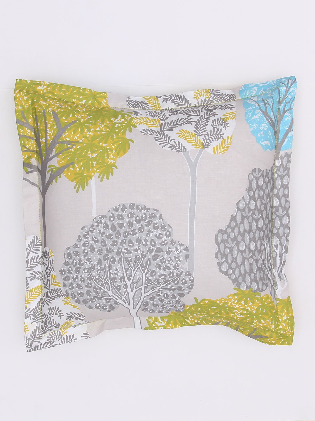 Saptaparni Cushion Cover (Green)