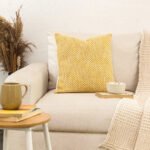 Vindhya – Set Of 2 Cushion Covers (Yellow) – 45X45 cm