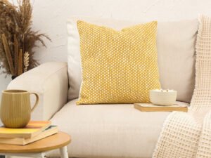 Vindhya - Set Of 2 Cushion Covers (Yellow) - 45X45 cm