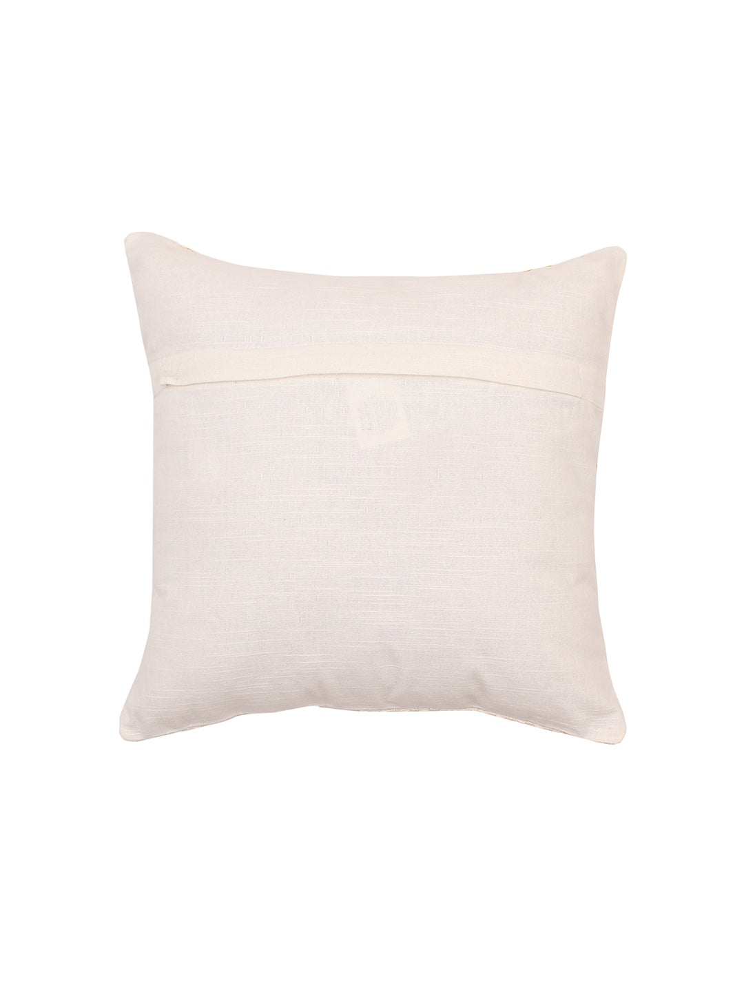 Girnar Set Of 2 Cushion Covers + 2 Cushion Fillers (Brown) - 40X40 cm