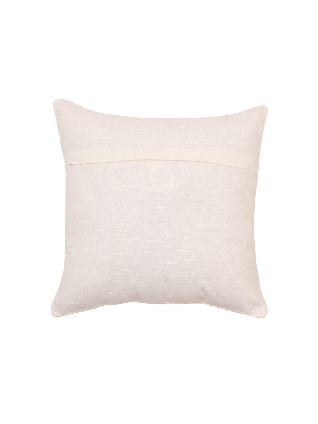 Girnar Set Of 2 Cushion Covers + 2 Cushion Fillers (Yellow) - 40X40 cm