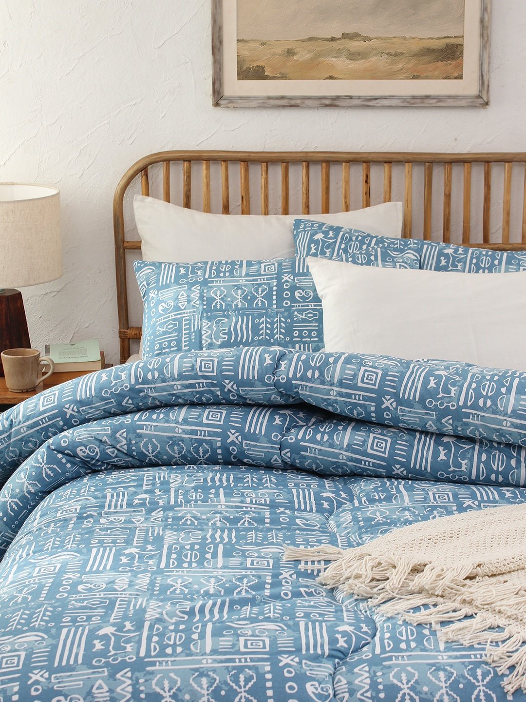 Gamathi Single Comforter (Light Blue)