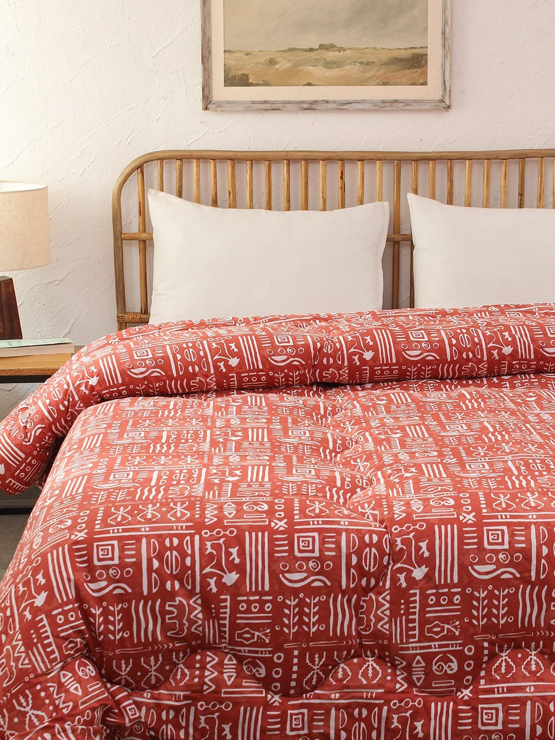 Gamathi Single Comforter (Rust)