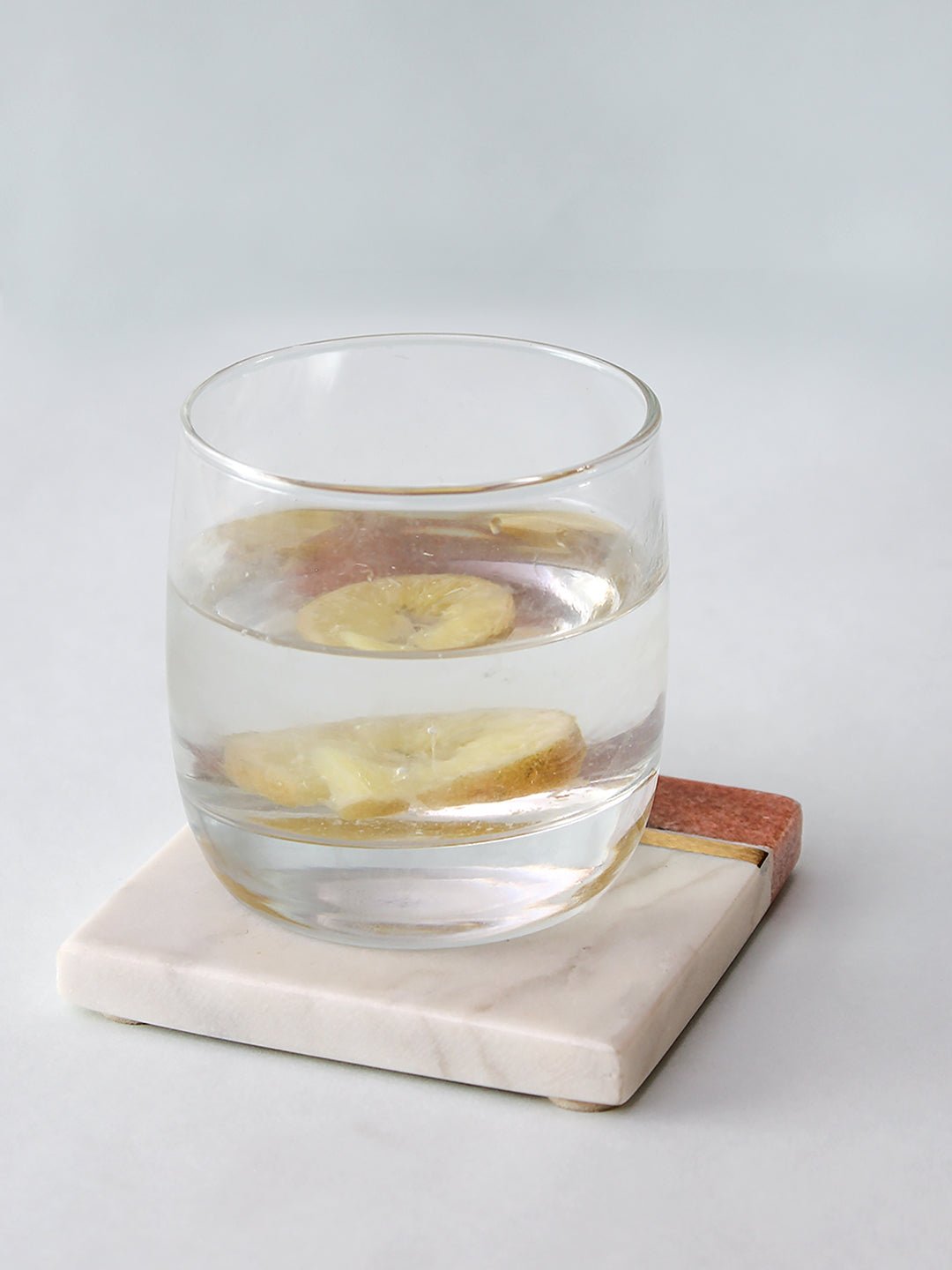 Coral Beach - Set Of 4 Coasters (White)