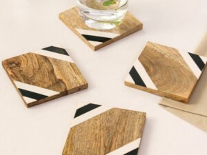 Netrani - Set Of 4 Coasters (Multicolor)