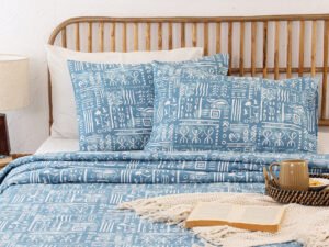 Gamathi Double Duvet Cover (Light Blue)