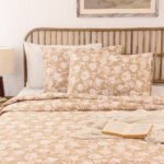 Genda Phool Single Duvet Cover (Beige)