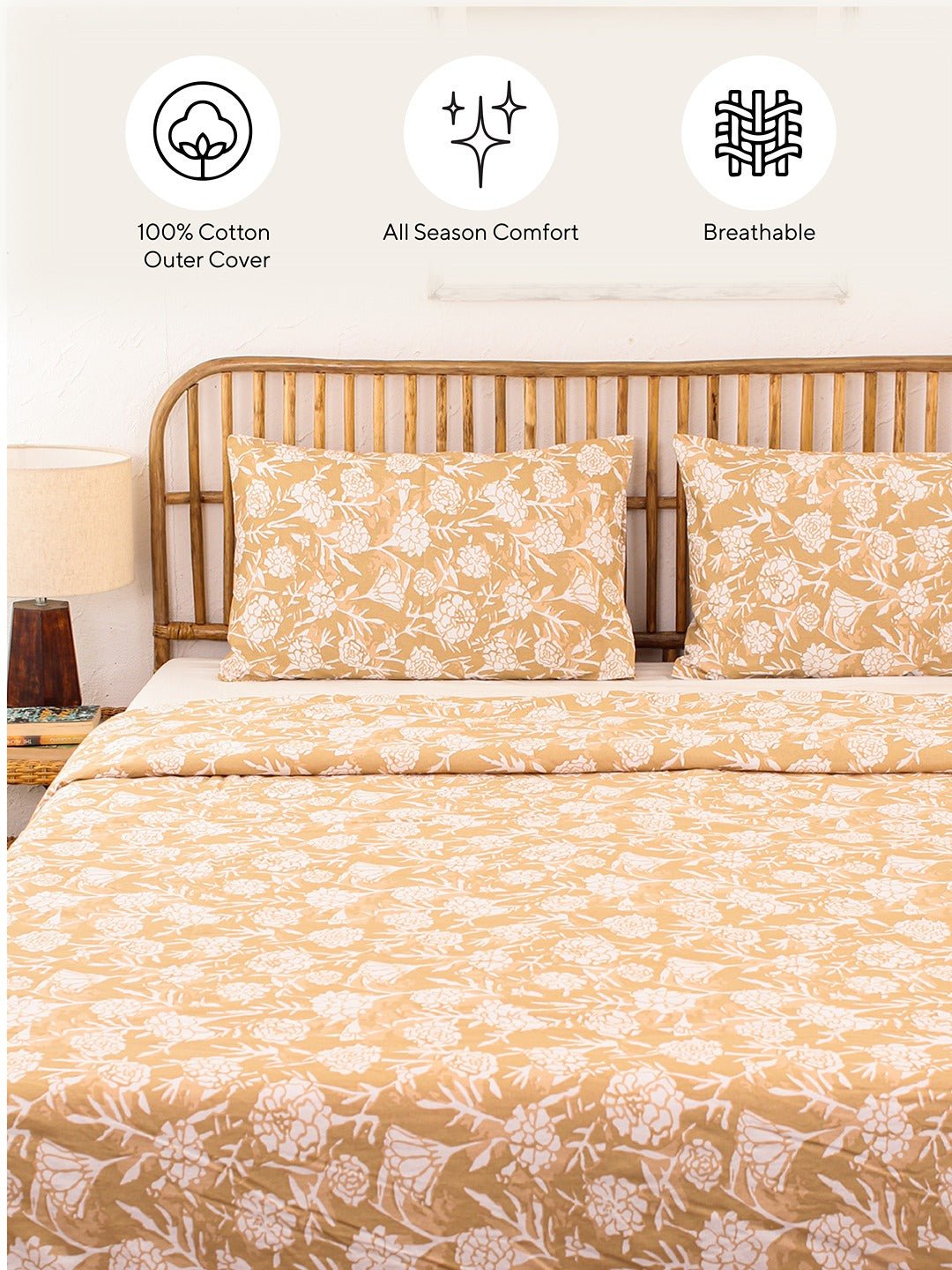 Genda Phool Single Dohar (Beige)