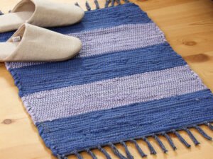 Cherai Recycle Chindi Rug (Blue)