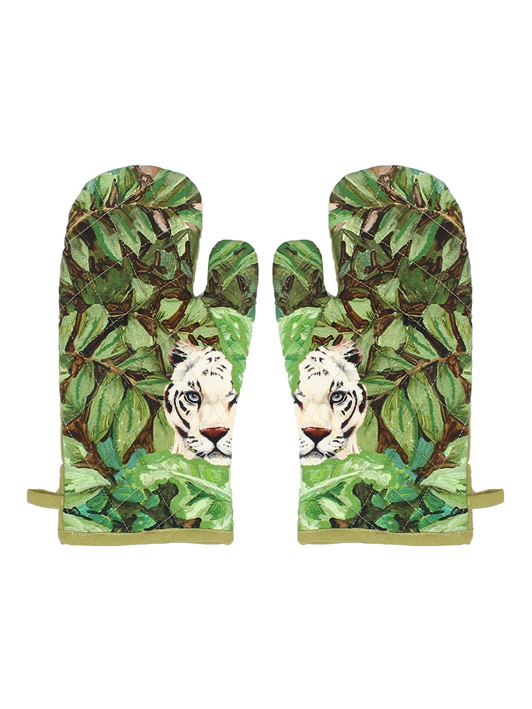 Sunderbans - Set Of 2 Gloves (Green)