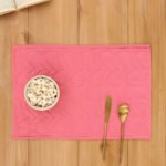 Kaliveli – Set Of 2 Placemats (Dark Pink)