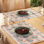 Pushp – Set Of 2 Placemats (White)
