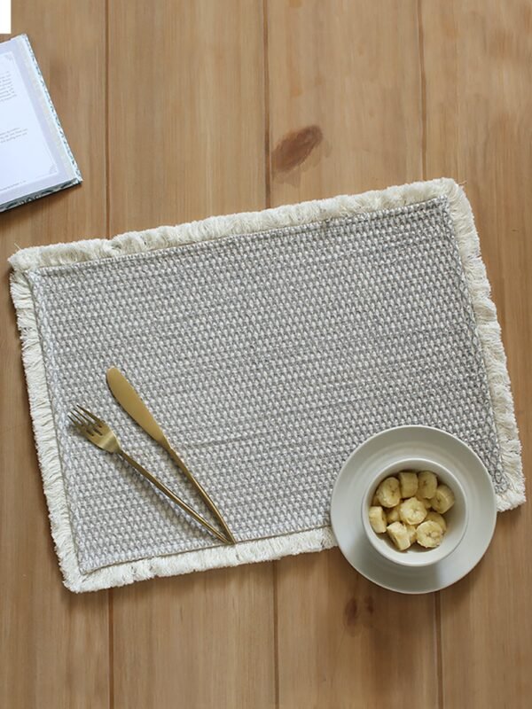 Akasam – Set Of 2 Placemats (Grey)