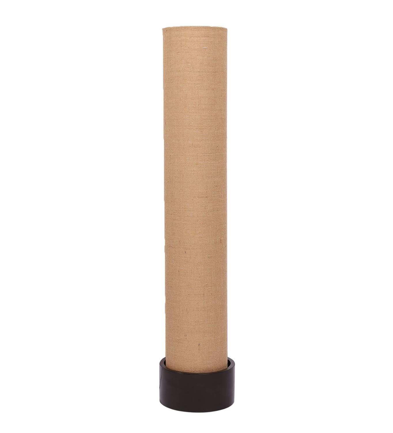 Beige Jute Round Brown Wood Floor Lamps (Beige,Jute)