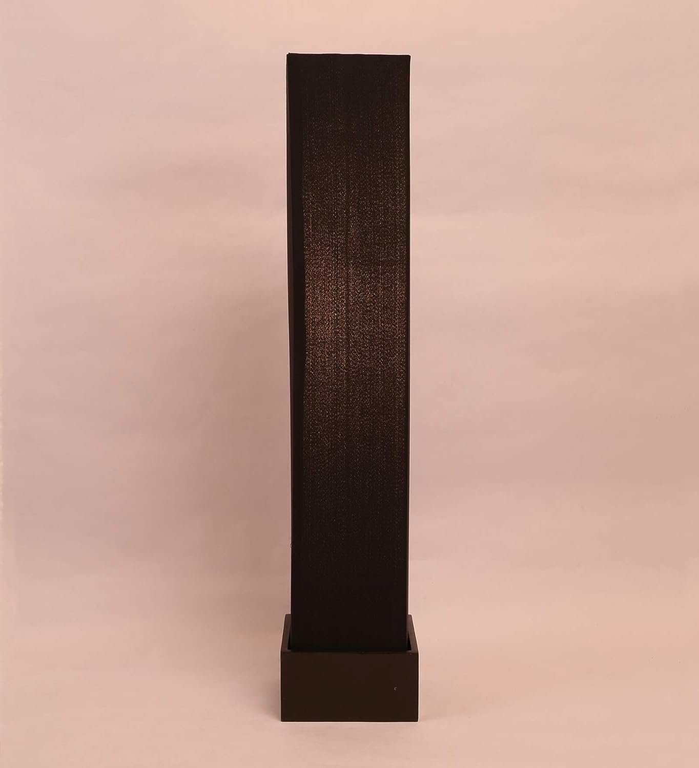 Cotton Square Wood Floor Lamps (Black)
