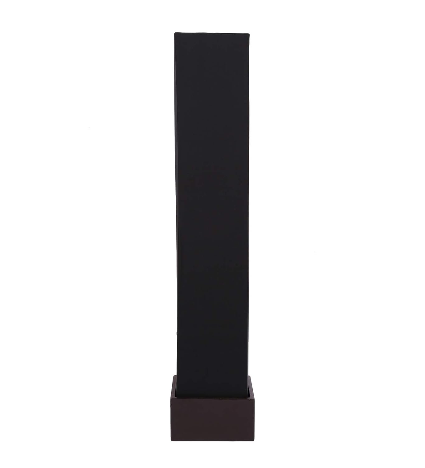 Cotton Square Wood Floor Lamps (Black)