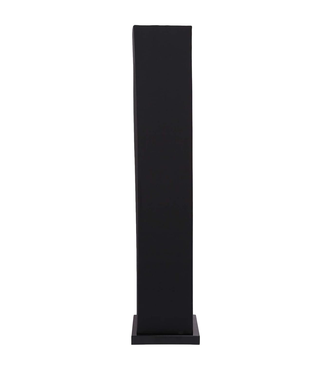 Black Cotton Square Iron Floor Lamps (Black,Cotton)