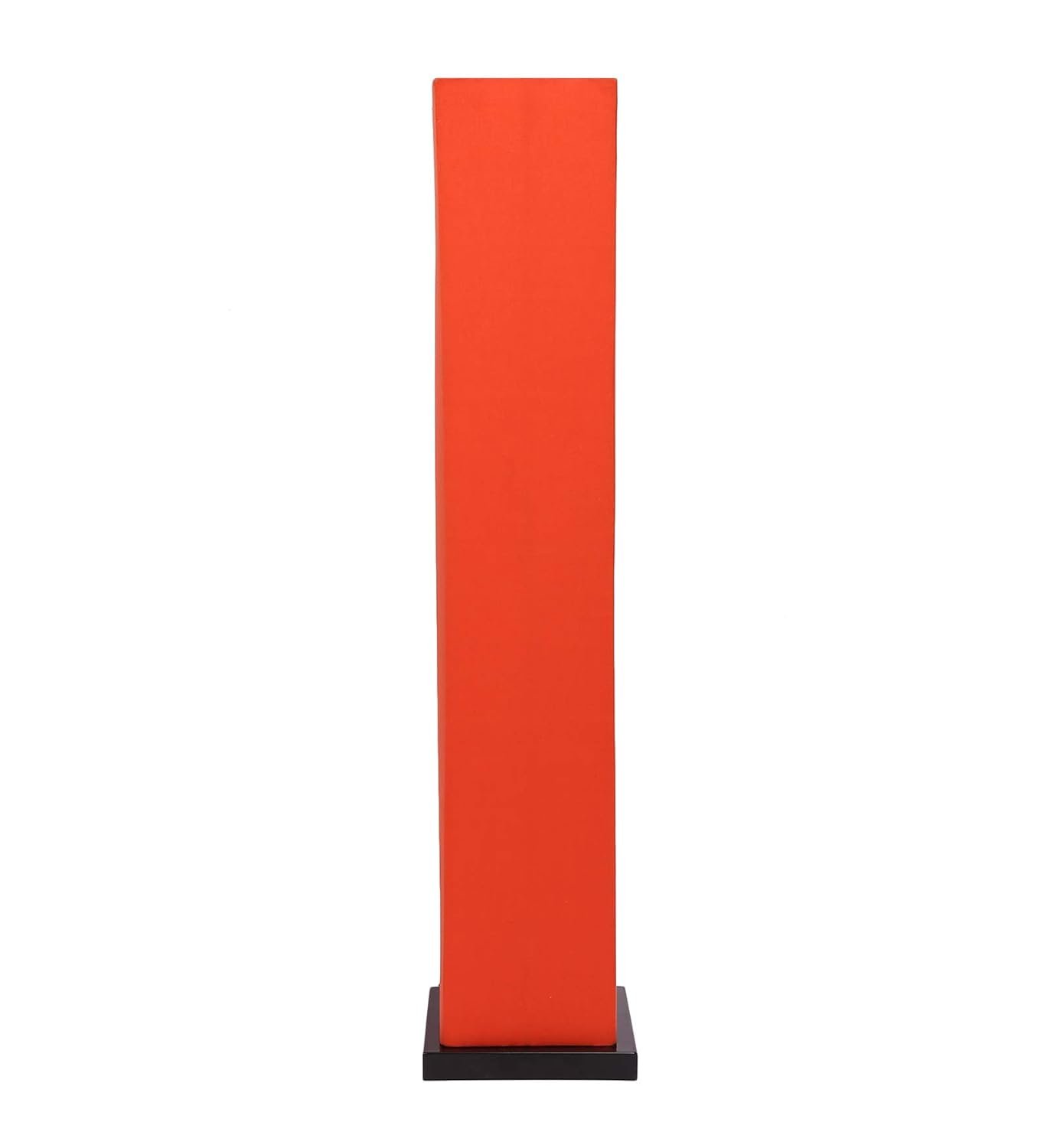 Orange Cotton Square Iron Floor Lamps (Orange,Cotton)
