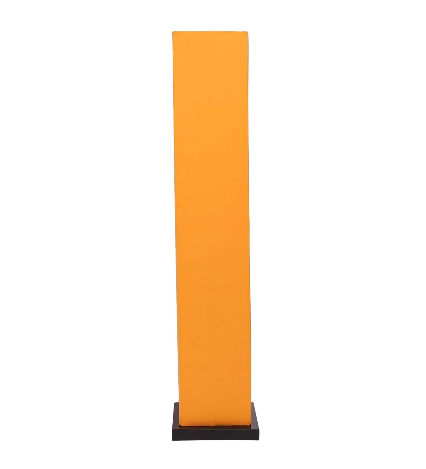 Yellow Cotton Square Iron Floor Lamps (Yellow,Cotton)