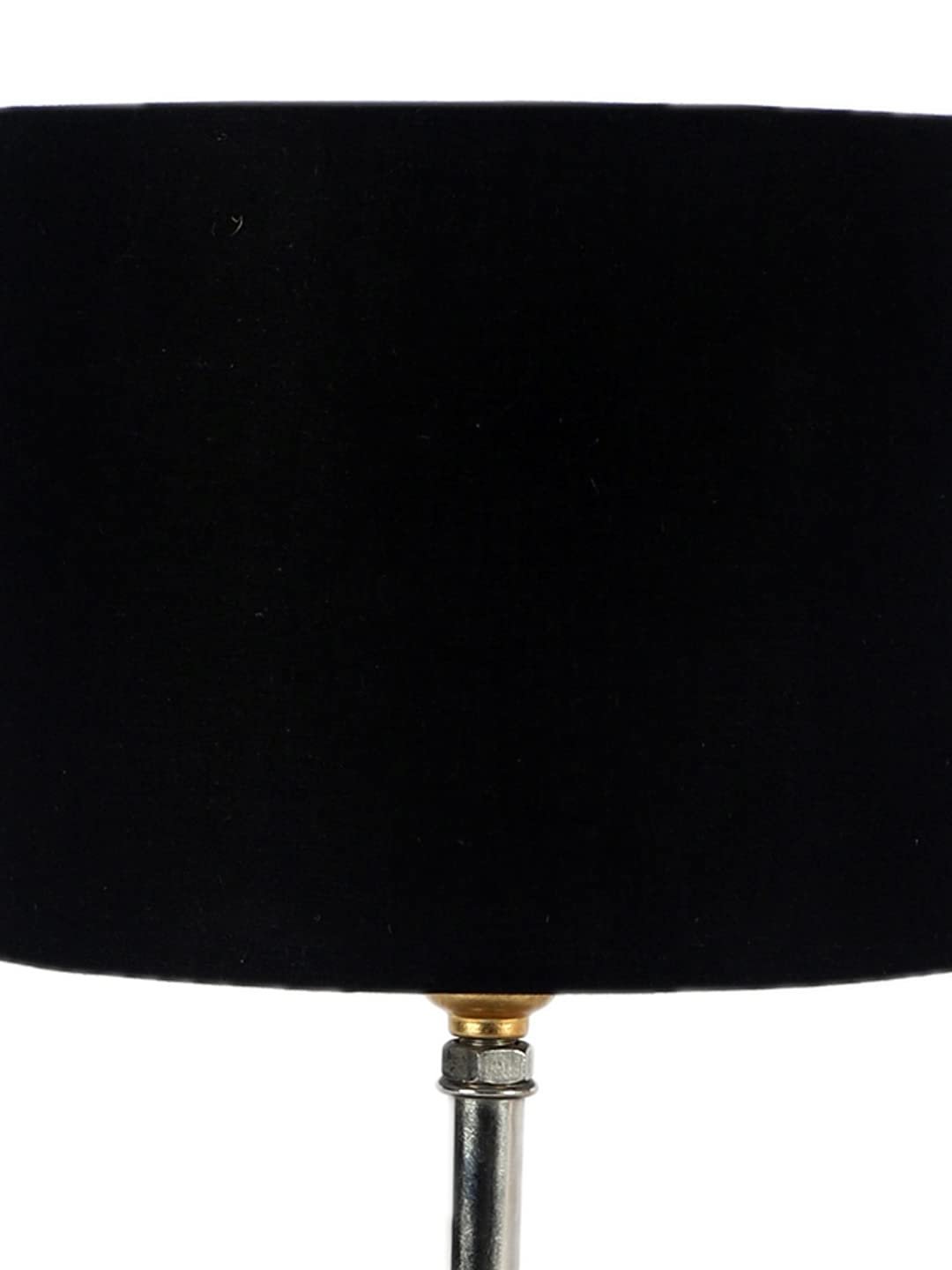 Wood Table lamp with Black Cotton Shade