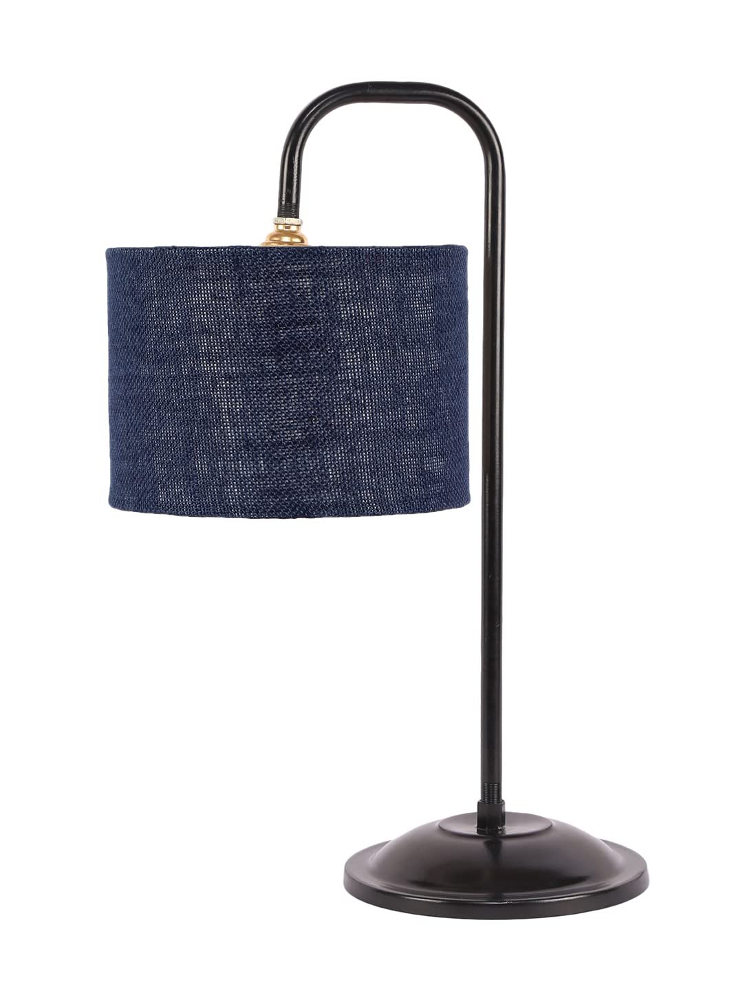 Blue Jute Shade Iron Table Lamp (ARM09)