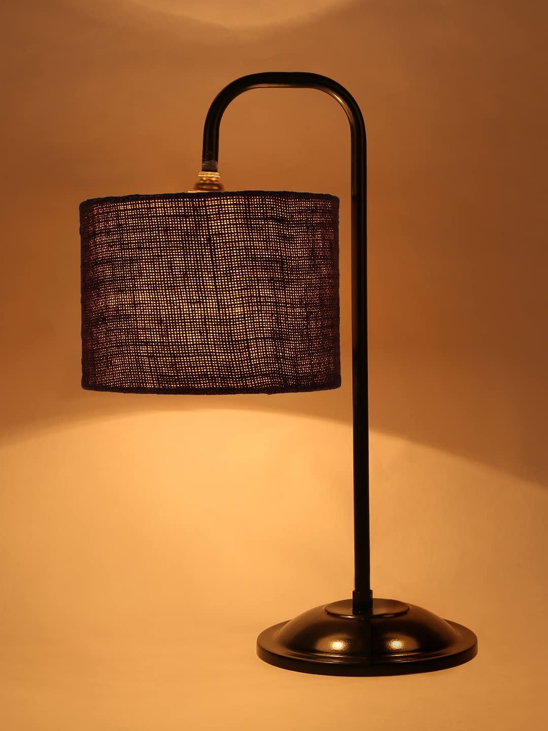 Brown Jute Shade Iron Table Lamp (ARM14)
