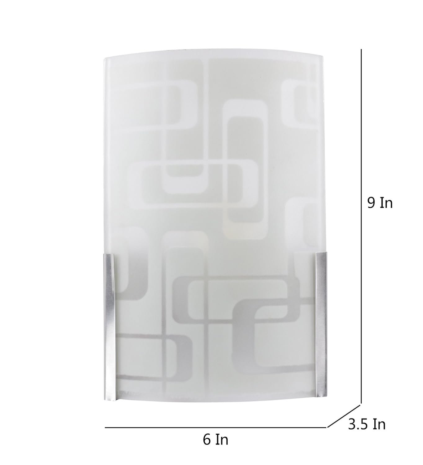 W07 Steel and Glass Wall Mounted Light (Off White)