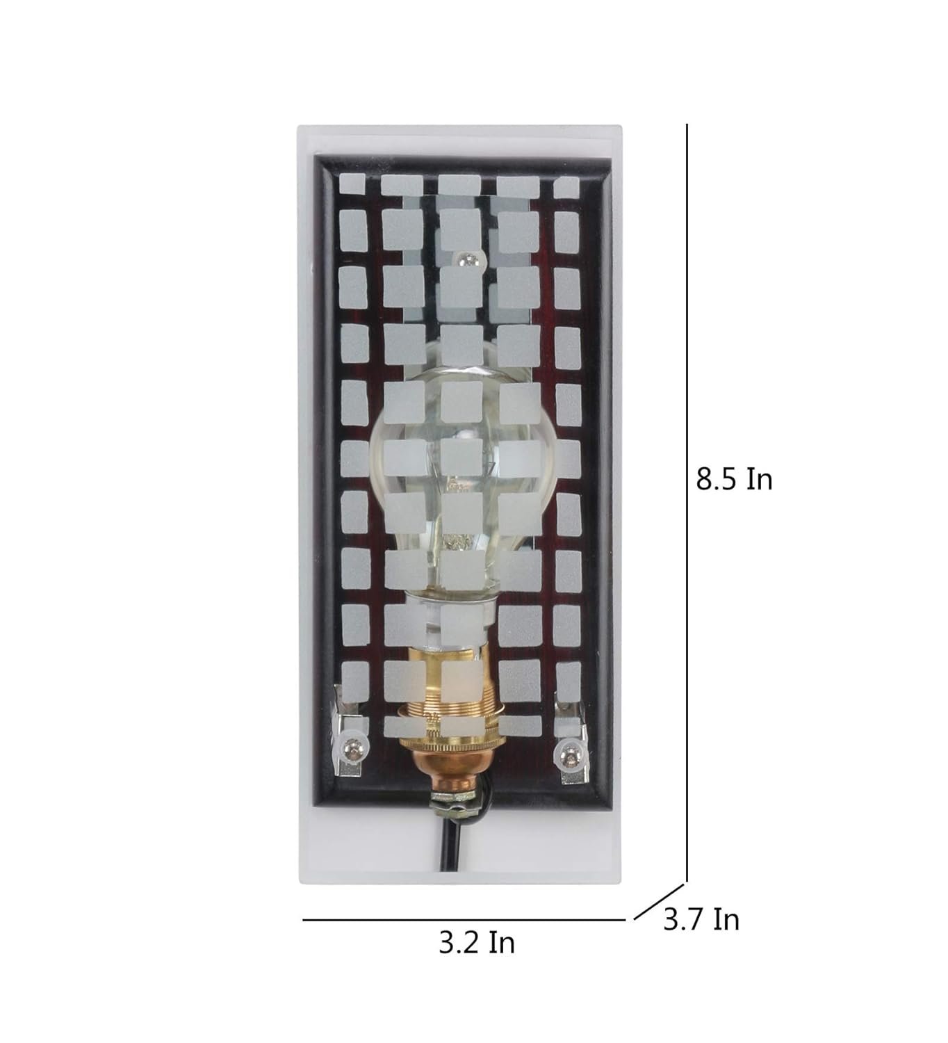 MDF & Glass Wall Mounted Light for Living Room/Drawing Room/Office/Bedroom/Decoration/Lobby/Dining Room/Passage/Hall Way/Gift