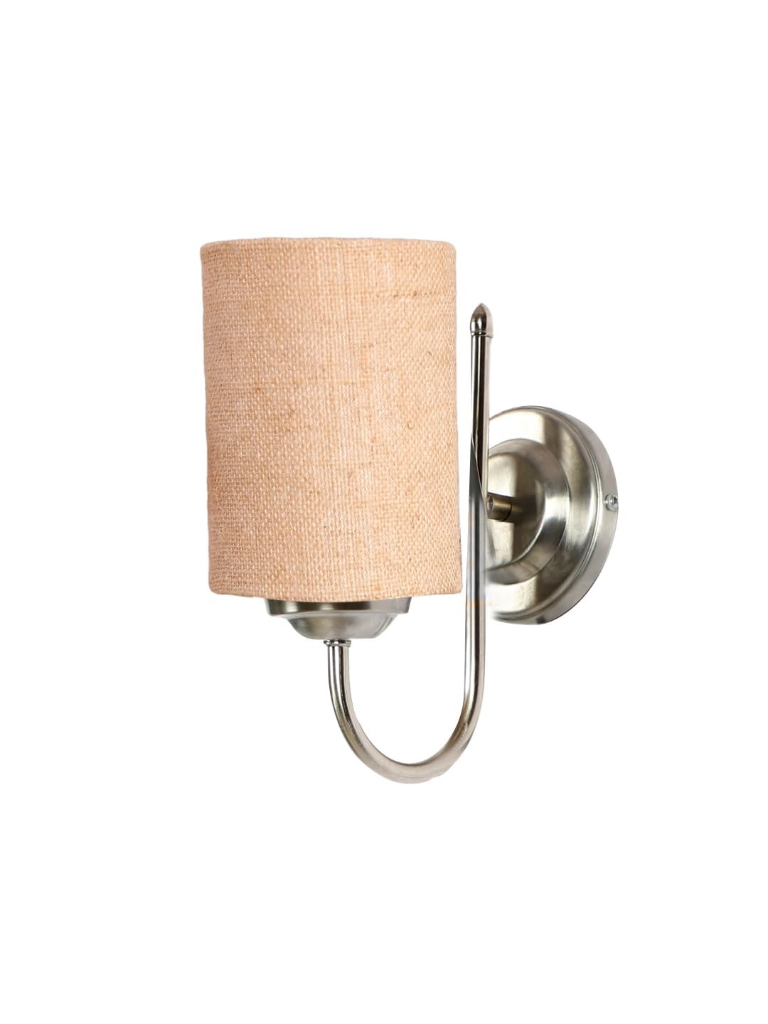 Off White Metal & Glass Bathroom Light for Wash Basin/Mirror