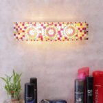 Mosaic Multicolor Glass Bathroom Light for wash Basin & Mirror