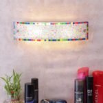 Mosaic Multicolor Glass Bathroom Light for wash Basin & Mirror