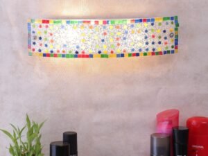 Mosaic Multicolor Glass Bathroom Light for wash Basin & Mirror