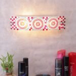 Mosaic Multicolor Glass Bathroom Light for wash Basin & Mirror