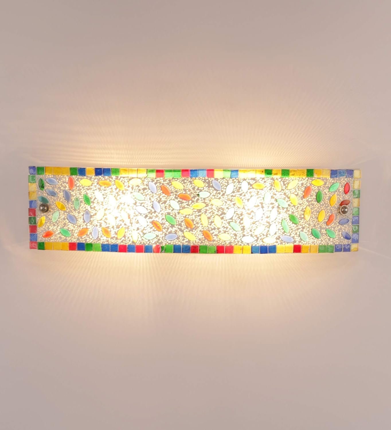 Mosaic Multicolor Glass Bathroom Light for wash Basin & Mirror