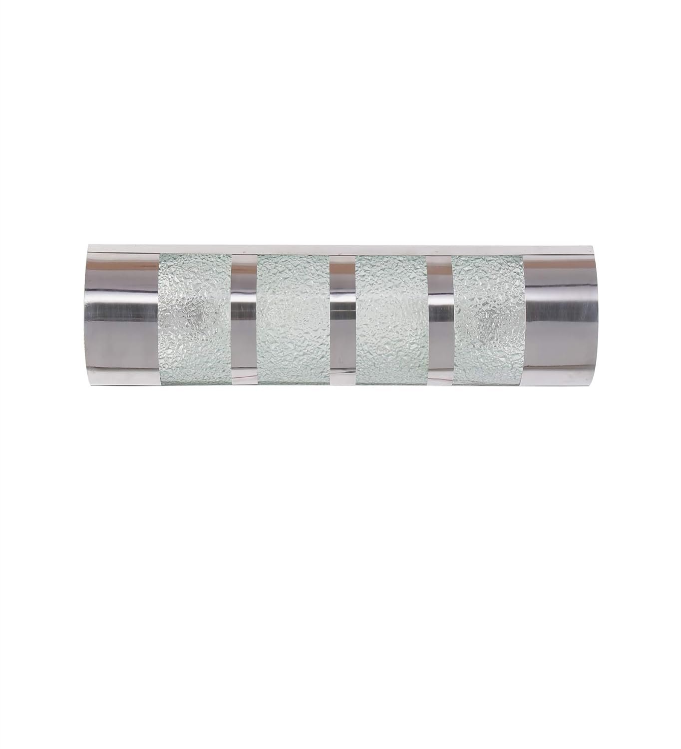 Off White Steel Stripes Bathroom Light for Wash Basin/Mirror