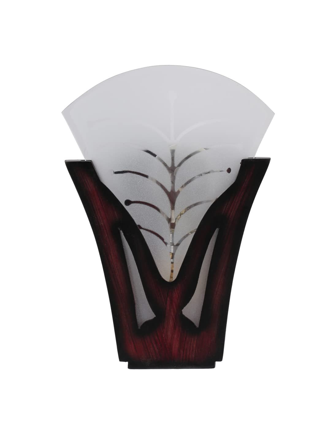 Engineered Wood Glass Wall Mounted lamp (MW08)