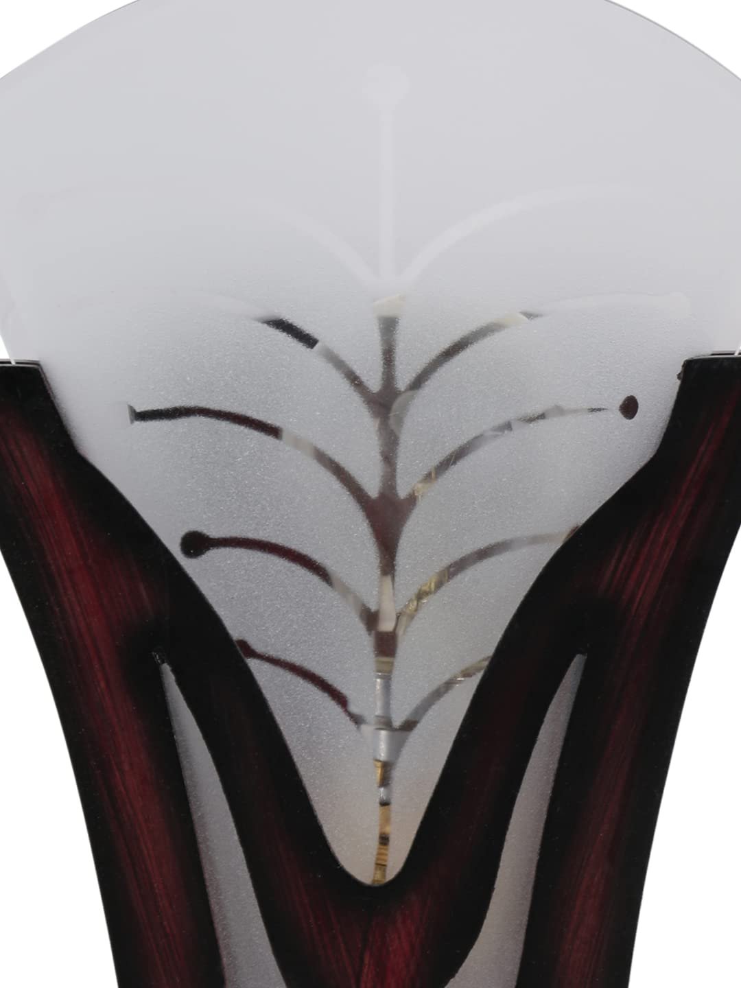 Engineered Wood Glass Wall Mounted lamp (MW08)